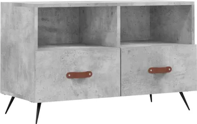 Produktbild von vidaXL TV-Schrank Betongrau 80x36x50 cm Holzwerkstoff