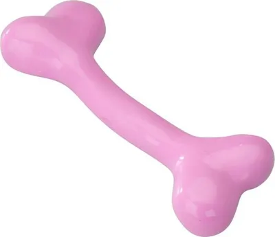 Produktbild von Europet Bernina Hundespielzeug Gummi Bone Strawberry rosa, Größe: L