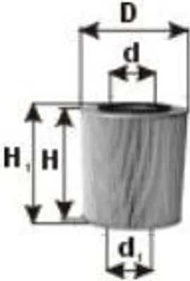 Produktbild von Kraftstofffilter PZL Filters WP2014 Filtereinsatz