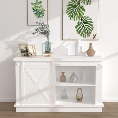 Produktbild von vidaXL Mini Schiebetürbeschlag Set für Schranktüren Kohlenstoffstahl 152 cm