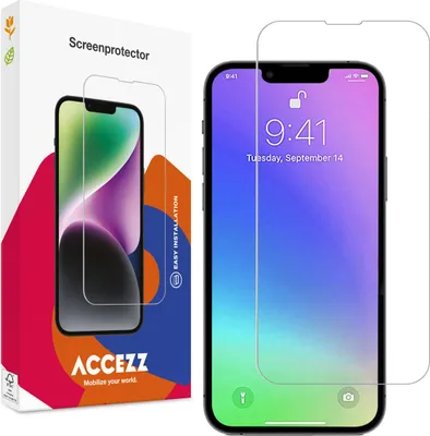 Image de Accezz Protecteur d'écran en verre trempé pour Apple iPhone 13 Mini