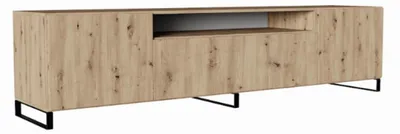 Image de Meuble TV Lyon III Meuble TV bas 200 cm Design moderne À trois portes Salon (Couleur : artisan)