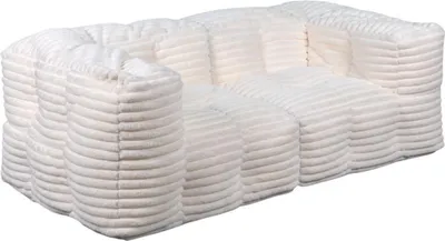 Produktbild von Sofa Modular Rippenfell BANANAIR 90x180 cm weiß