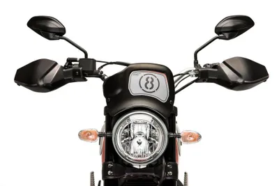 Zdjęcie produktu dla Przód obudowy ABS, model 9177C, pasujący do motocykla DUCATI SCRAMBLER ICON, styl karbonowy