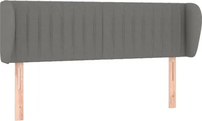 Produktbild von vidaXL Kopfteil mit Ohren Dunkelgrau 147x23x78/88 cm Stoff