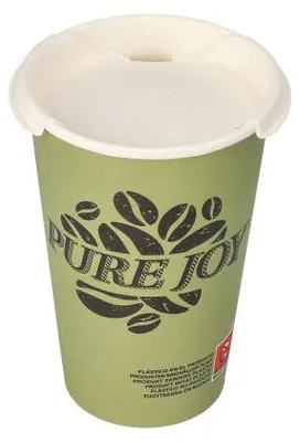 Produktbild von 1000 Papstar Deckel für Trinkbecher Zuckerrohr rund Ø 8 cm weiss liplid 37608