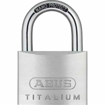 Produktbild von Zylindervorhangschloss 64TI/60 Schlosskörper-B.60mm Titalium versch.-schl.ABUS