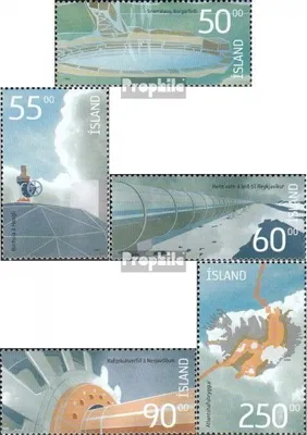 Produktbild von Briefmarken Island 2004 Mi 1055-1059 (kompl.Ausg.) postfrisch Erdwärmennutzung
