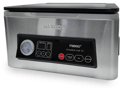 Kammer-Vakuumierer 4 l, 72 l/min, 300 W, Edelstahl, inkl. 30 Beutel