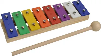 Produktbild von Steinbach Glockenspiel 8 bunte Klangplatten diatonisch