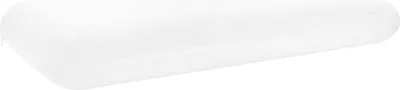 Image de Oreiller vidaXL, blanc uni, 74 x 39 x 13 cm, mousse viscoélastique