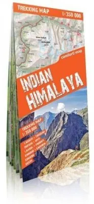 Zdjęcie produktu dla EXPRESSMAP Trekking Himalaje Indyjskie - mapa 1:350 000, 22 trasy
