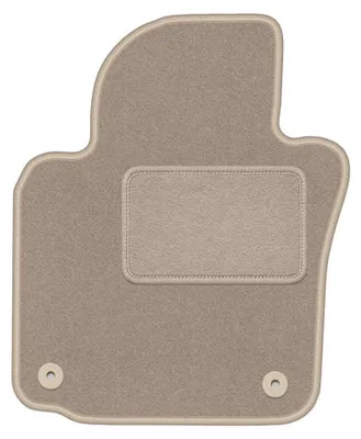Produktbild von Fahrermatte Velours für Volkswagen Eos 2005-2015 (Cabrio) – 1-tlg, Beige, passgenau – Wielganizator LUX