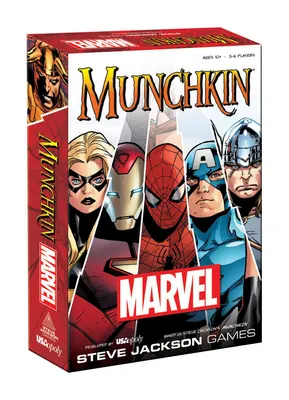 Zdjęcie produktu dla Munchkin : Marvel Edition, Gra karciana, Odgrywanie ról, 10 lat(a), 60 min