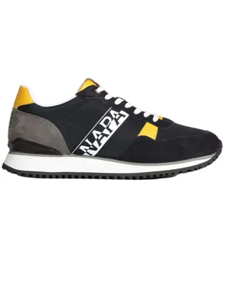 Immagine prodotto di Scarpa sportiva da uomo blu con lacci e dettagli a contrasto