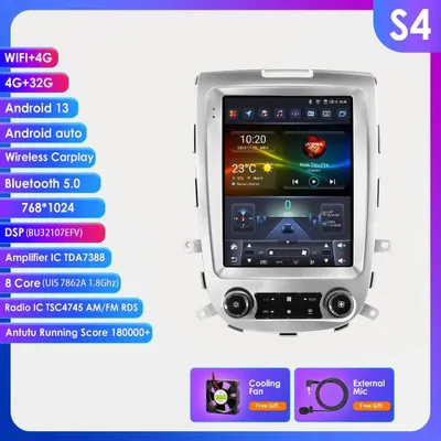 Obrázok produktu pre Autorádio – Multimediálny prehrávač – GPS navigácia – Dotyková obrazovka – 9,7-palcový displej – Android 13