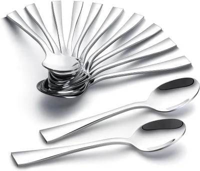 Productafbeelding van Theelepels - Set van 12 stuks, roestvrij staal - Koffielepels - 13,1 cm