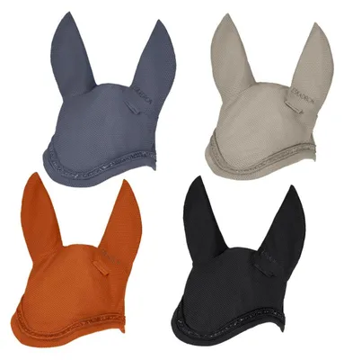 Produktbild von Eskadron Platinum Fliegenhaube, Fliegenkappe " MESH CRYSTAL " Größe - Warmblut Farbe - black