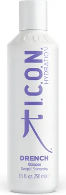 Produktbild von I.C.O.N Drench, 250 ml, Shampoo, Frauen, Sprödes Haar, trockenes Haar, Behandeltes Haar, Alle Farben, Feuchtigkeitsspendend, Schutz, Reparatur, Glanz, Beruhigend, Verstärkung