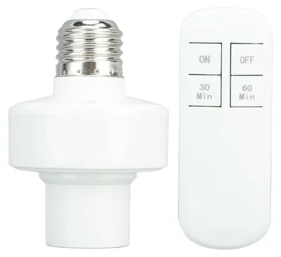 Drahtlose Lampenfassung, 30 m Reichweite, 360° Bedienung, für LED bis 100 W