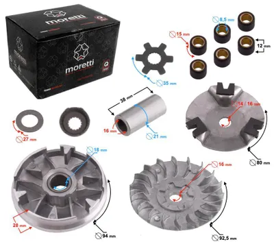 Imagen del producto de Variador Moretti para scooter Firefox (diámetro 16 mm)