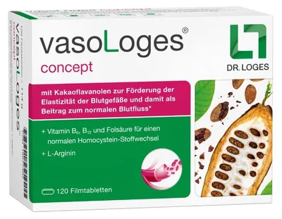 Zdjęcie produktu dla vasoLoges concept Tabletten, 120 St., 120 St. Tabletten