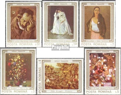 Produktbild von Briefmarken Rumänien 1990 Mi 4622-4627 (kompl.Ausg.) postfrisch Gemälde