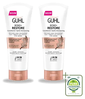 Produktbild von 2 x Guhl Bond+ Restore Conditioner - 200 ml - Großpackung - 2 Stücke