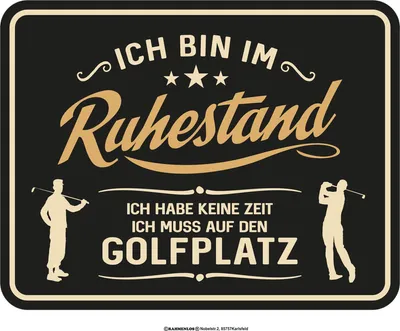 Obrázok produktu pre Dôchodok - Zábavné značky - Golf