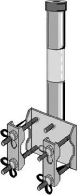 Produktbild von Aluminium Vertikal-/Horizontalträger, 55 cm, drehbar, 60 mm