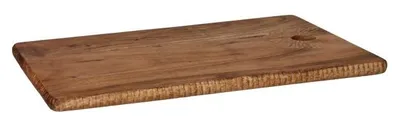 Zdjęcie produktu dla Deska do krojenia Pomax Hommage wykonana z drewna akacji, kolor brązowy, wymiary: 38 cm długości x 25 cm szerokości x 1,5 cm wysokości