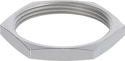 Immagine prodotto di Controdado M18x0,75 GMS-M18 esagonale in ottone (CuZn) nichelato colore argento - 1 pezzo