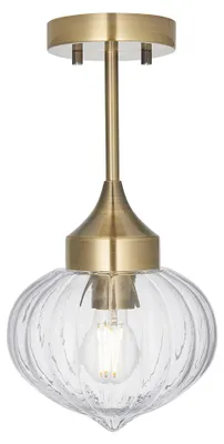 Immagine prodotto di Lampada a sospensione ADDINGTON in ottone anticato, 1xE27x20W, metallo, dimensioni: 35x20x20 cm, IP20, Endon