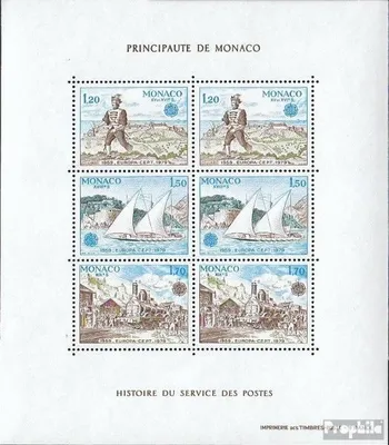 Produktbild von Briefmarken Monaco 1979 Mi Block15 (kompl.Ausg.) postfrisch Europa