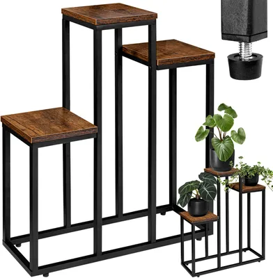 Obrázok produktu pre Kvetinový stojan Agras hnedý/čierny