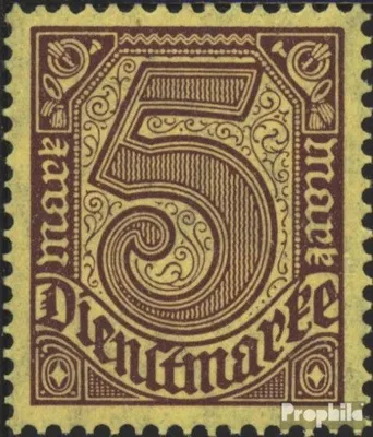 Produktbild von Briefmarken Deutsches Reich 1920 Mi D33c  postfrisch Ziffern ohne 21