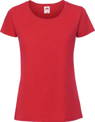 Produktbild von Fruit Of The Loom Damen Premium T-Shirt BC3945 (XL) (Purpurrot)
