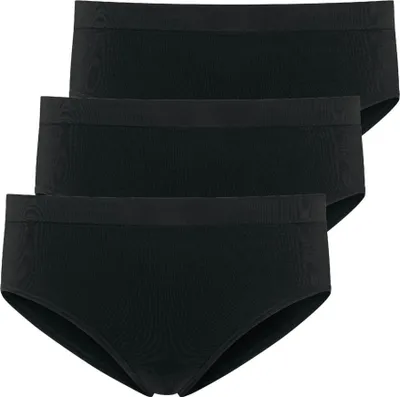Produktbild von Jockey Damen High-Cut Slips, 3er Pack - Seamfree Hi-Cut, Mid Rise, einfarbig Schwarz XL
