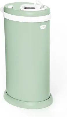 Image de Bac à couches en acier - Poubelle pour bébés - Chambre de bébé sans odeur - Pas de sacs spéciaux nécessaires - 50 litres - Vert