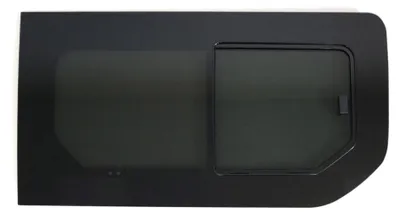 Produktbild von Seitenfenster Schiebefenster für Renault Trafic 2014-2024 Rechts L1 L2 Schwarz