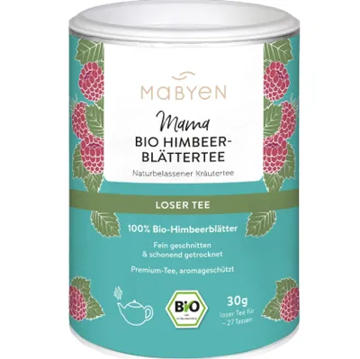Obrázok produktu pre Mabyen Mama sypaný bylinný malinový čaj, 30 g