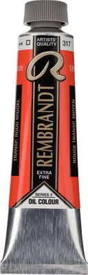 Produktbild von Rembrandt Ölfarbe Tube 40 ml Transparentrot Mittel 317