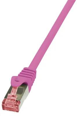 Immagine prodotto di Cavo patch LogiLink, Cat. 6, S/FTP, 1,5 m, rosa