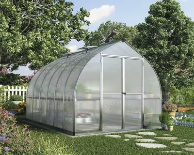 Image de Serre de jardin 8.6m² argent - Palram - 703730 - bella
