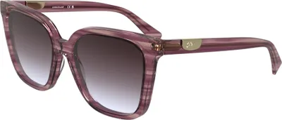 Produktbild von Longchamp LO772S Striped purple 55/17/140 Damen Sonnenbrillen
