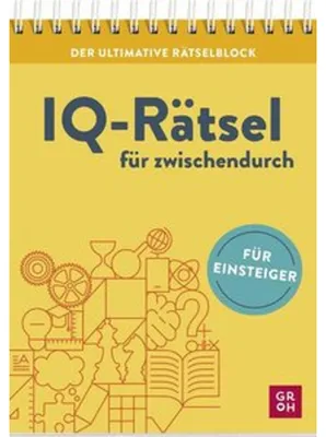 Produktbild von Der ultimative Rätselblock - IQ-Rätsel für zwischendurch