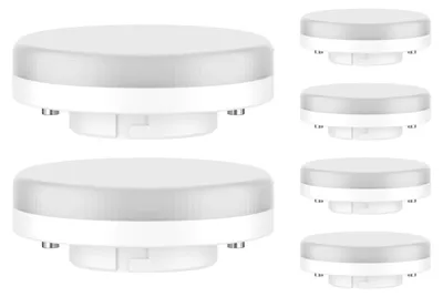 Productafbeelding van ledscom.de, 6x GX53 LED-lampen, wit (4000 K), 6,4 W, 560 lm, 97°, mat