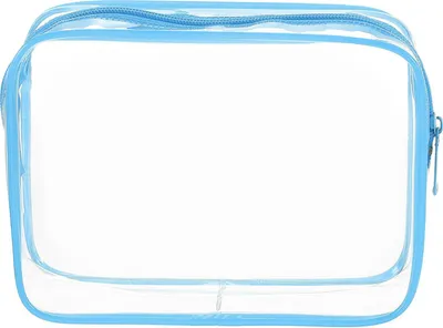 Produktbild von Transparente Kosmetiktasche mit großem Fassungsvermögen und Reißverschluss, wasserdicht, durchsichtig, Make-up-Tasche, Organizer, Kulturbeutel