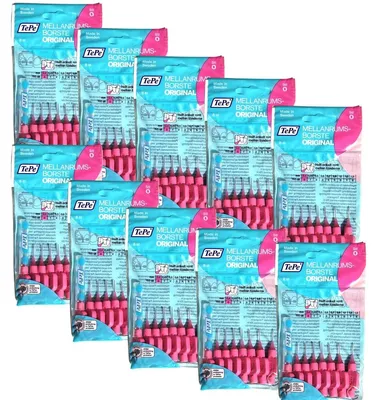 Produktbild von 10x TePe Original Interdentalbürsten - 0,4 mm pink -10x 8 Stück