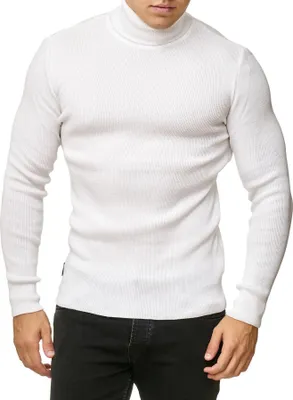 Produktbild von Red Bridge Herren Strickpullover Rollkragen- Pullover Soft Basic
